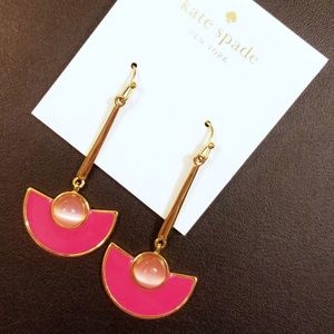 Kate Spade Pink Drop Earings